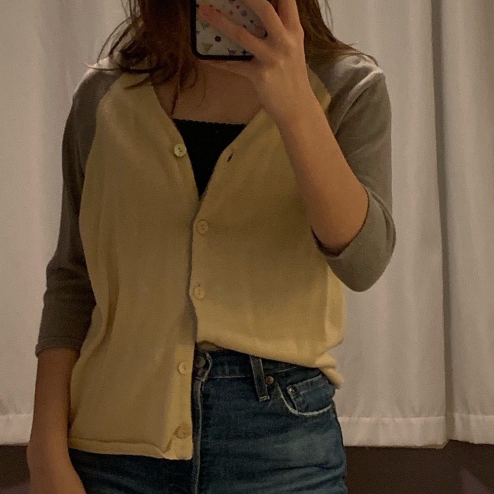 Multi colored cardigan